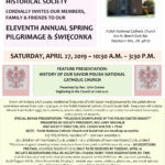 April 27, 2019 - Eleventh Annual Spring Pilgrimage & Święconka