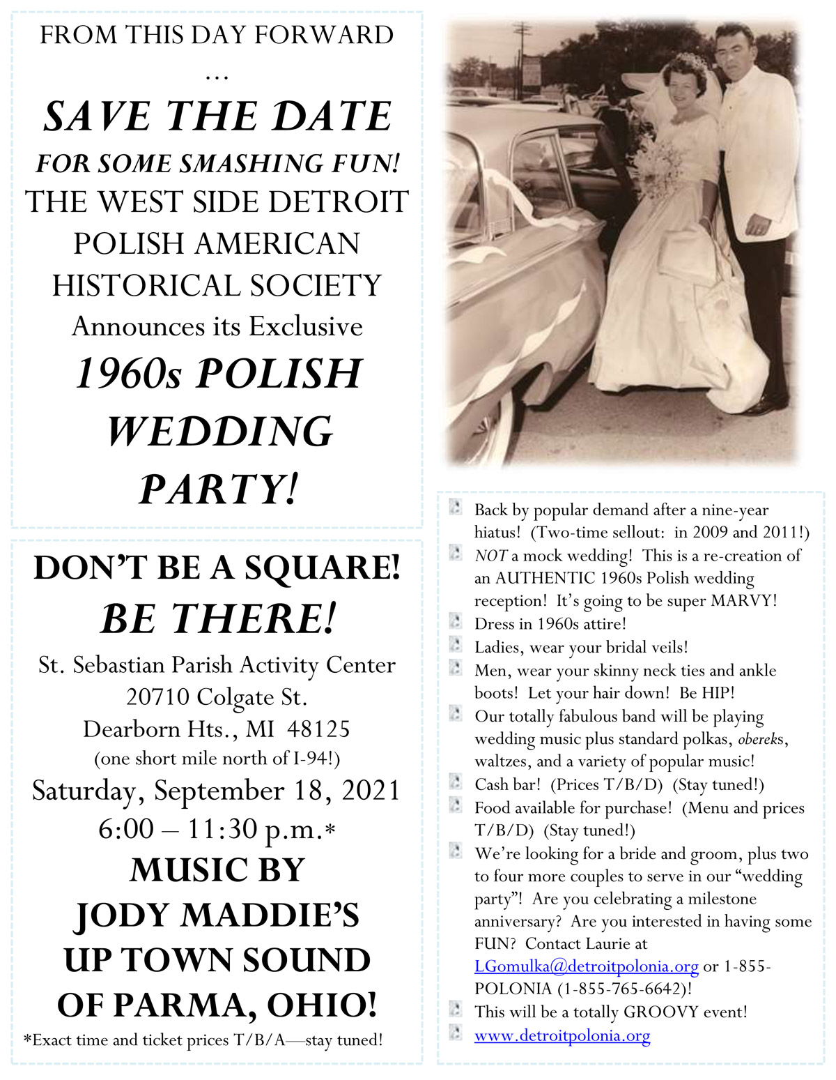 September 18, 2021 - Eleventh Annual Summer Social Event