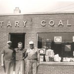 Military Coal. Left to right: Roy Martin (co-owner), Casimer Gomulka, and Stanley (“Chip”) Cipkowski (co-owner) (September 1952)