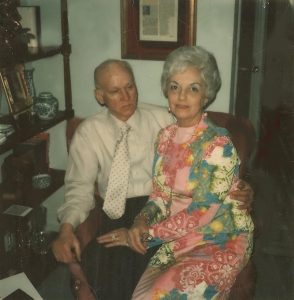 Roy and Sophia Martin in their Westmoreland home (ca. 1976)