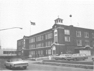 St. Andrew Grade and High School, ca. 1970. From Golden Jubilee (Złoty Jubileusz) Brochure – St. Andrew’s Parish – Detroit, Michigan: 1920 – 1970