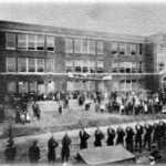 The new church and school dedication, September 14, 1924. From Golden Jubilee (Złoty Jubileusz) Brochure – St. Andrew’s Parish – Detroit, Michigan: 1920 – 1970