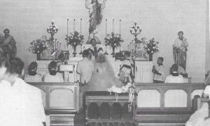 Sacrament of Marriage in the church, 1958 (SS. PETER & PAUL 50TH YEAR 1923 – 1973)