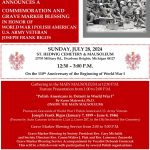 July 28, 2024 - Commemoration & Grave Marker Blessing