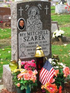 Grave marker of Rev. Mitchell Szarek