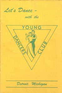 The Young Dancers Club program cover, ca. 1941